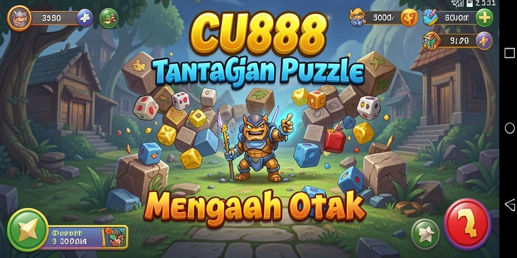 Screenshot menunjukkan gameplay Puzzle yang menantang dan menarik.