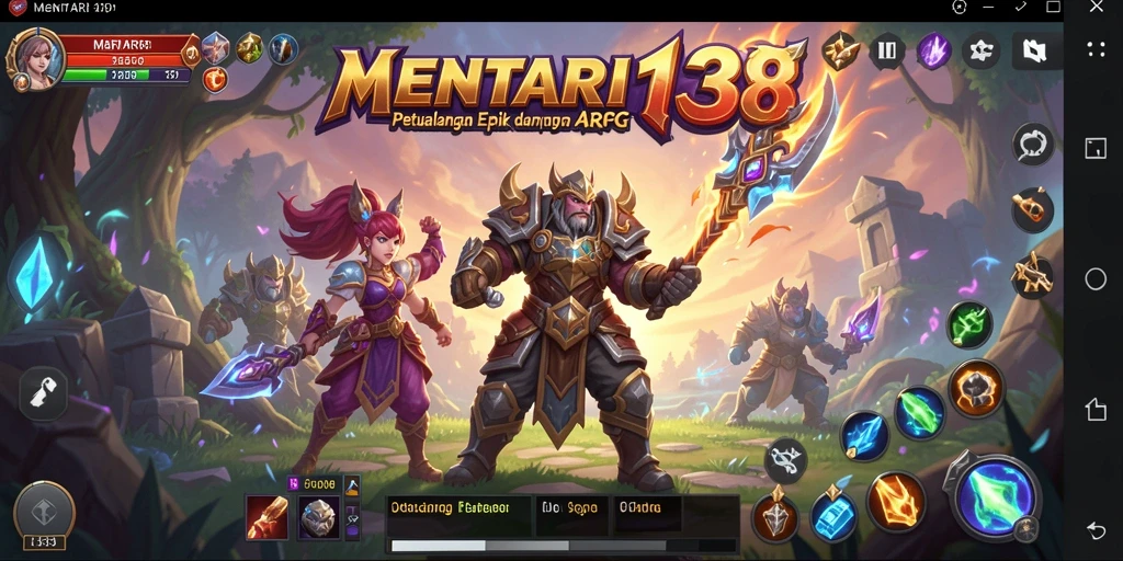 Tampilan gameplay MENTARI138 yang penuh aksi dan strategi