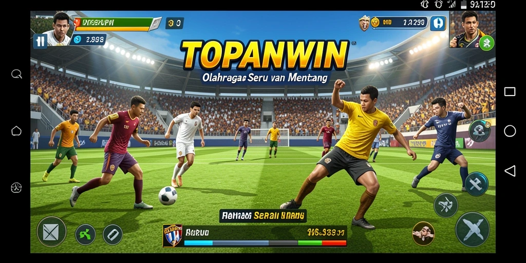 Tampilan gameplay seru dalam aplikasi TOPANWIN yang bikin ketagihan.