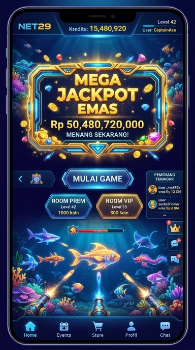 Tampilan antarmuka net29 yang user-friendly.