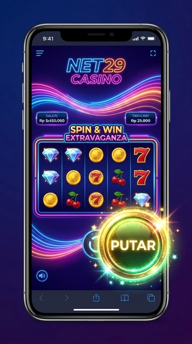Screenshot aplikasi net29 yang menunjukkan berbagai pilihan aplikasi.